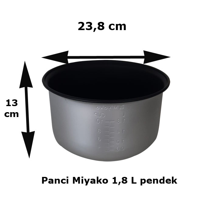 1c Miyako 1,8 L pendek ukuran www.plasa123.com
