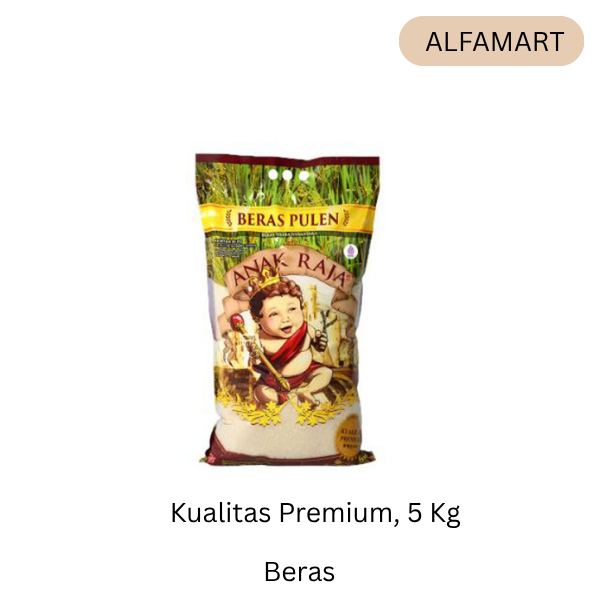 Cap Anak Raja Beras Pulen 5 Kg https://www.plasa123.com