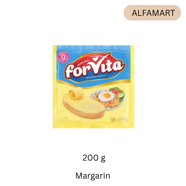 Forvita margarin serbaguna 200 g https://www.plasa123.com