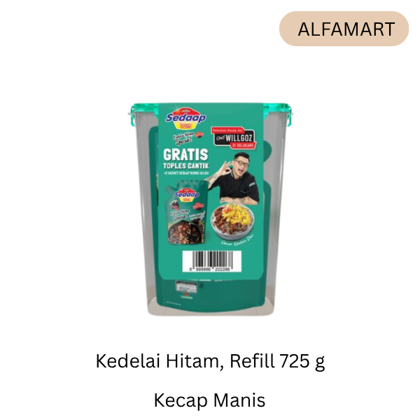 Sedaap Kecap Manis Kedelai Hitam Special Refill 725 g https://www.plasa123.com