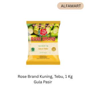 rose brand gula pasir kuning 1 kg